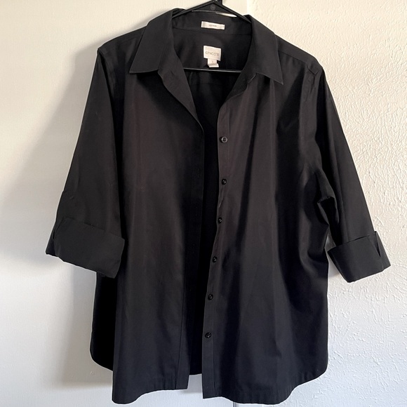 Chico’s size 3 no-iron button down - Picture 1 of 2